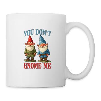 Tu ne me gnomes pas 12 - Mug blanc - blanc - Droite