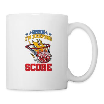 Chut, je garde le score à 20 - Mug blanc - blanc - Droite