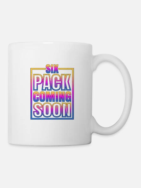 Six Pack Coming Soon 62 - Tasse - Weiß