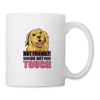 Pas amical, ne pas toucher 39 - Mug blanc - blanc - Droite
