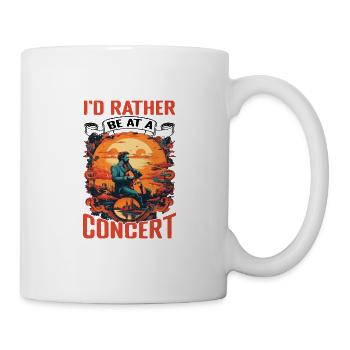 Je préfère être à un concert 10 - Mug blanc - blanc - Droite