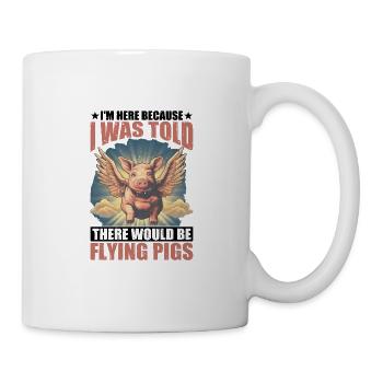On m’a dit qu’il y aurait des cochons volants 23 - Mug blanc - blanc - Droite