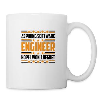 Aspiring Software Engineer, Hope I Won't Regret 3 - Mug - white - Right
