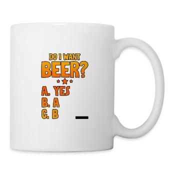 Do I Want Beer, A Yes 2 - Mug - white - Right