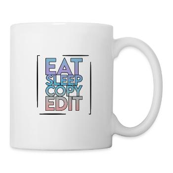 Manger Dormir Copier Modifier 2 - Mug blanc - blanc - Droite