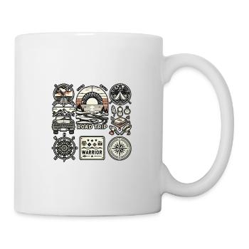 Road Trip Warrior 6 - Tasse - Weiß - Rechts