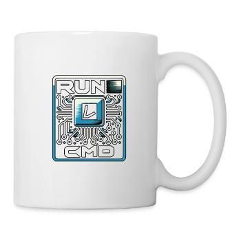Exécuter Cmd 38 - Mug blanc - blanc - Droite