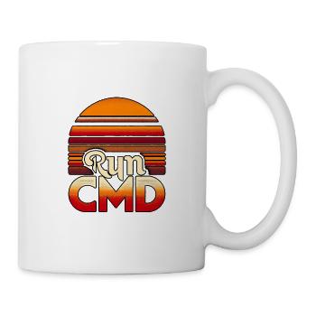 Exécuter Cmd 44 - Mug blanc - blanc - Droite