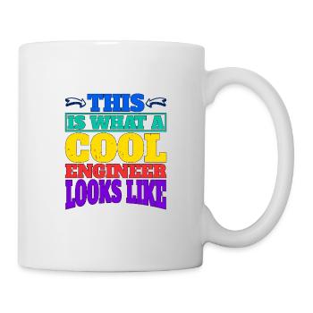This Is What A Cool Engineer Looks Like 2 - Mug - white - Right
