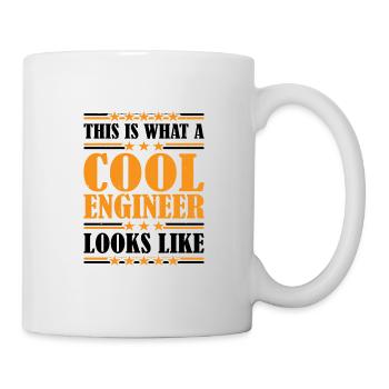 This Is What A Cool Engineer Looks Like 3 - Mug - white - Right