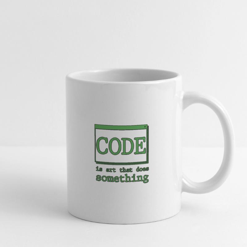 Code Is Art That Does Something 2 Mug