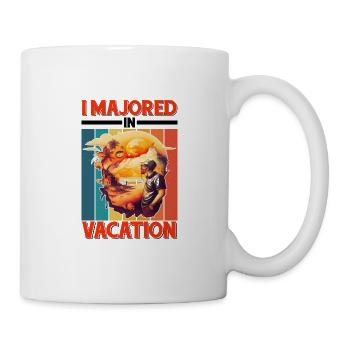 I Majored In Vacation 12 - Mug - white - Right
