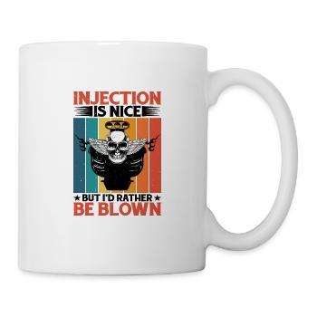 L’injection est agréable mais je préfère être soufflé 5 - Mug blanc - blanc - Droite
