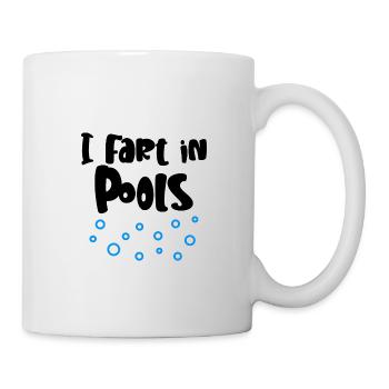 Je Pète Dans Les Piscines 4 - Mug blanc - blanc - Droite