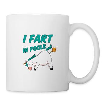 Je Pète Dans Les Piscines 2 - Mug blanc - blanc - Droite