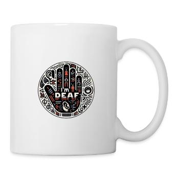 I'm Deaf 42 - Tasse - Weiß - Rechts