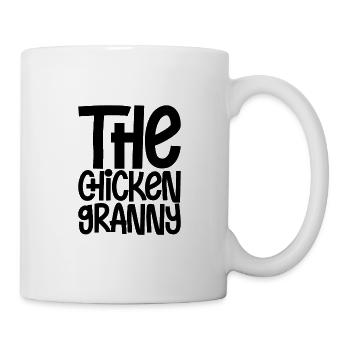 The Chicken Granny - Tasse - Weiß - Rechts
