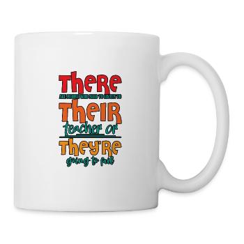Les gens ont besoin d’écouter leur professeur 4 - Mug blanc - blanc - Droite