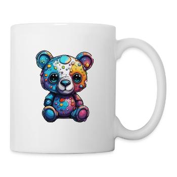 Teddybär / Kuscheltier / Stofftier / Geschenkidee - Tasse - Weiß - Rechts