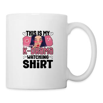 Korean Drama Watching Enthusiast Exclusive Gifts - Tasse - Weiß - Rechts