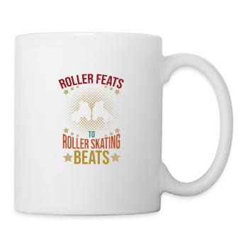 Patineur à roulettes Party Roller Skating Beats idée cadeau - Mug blanc - blanc - Droite
