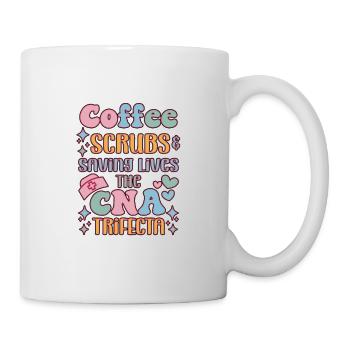 CNA Nursing Quotes Funny Nurse Lovers Cute CNA - Mug - white - Right