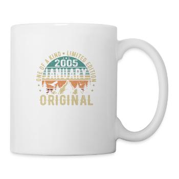 Cadeau d’anniversaire Janvier 2005 - Janvier 2005 - Mug blanc - blanc - Droite