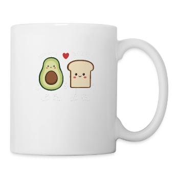 Avocado & Bread Love Illustration - Mug - white - Right