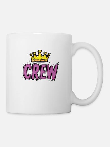 Crew Grafik - Tasse - Weiß