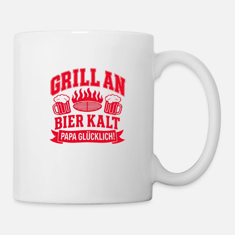 Grillning af far øl - Kop/krus - hvid