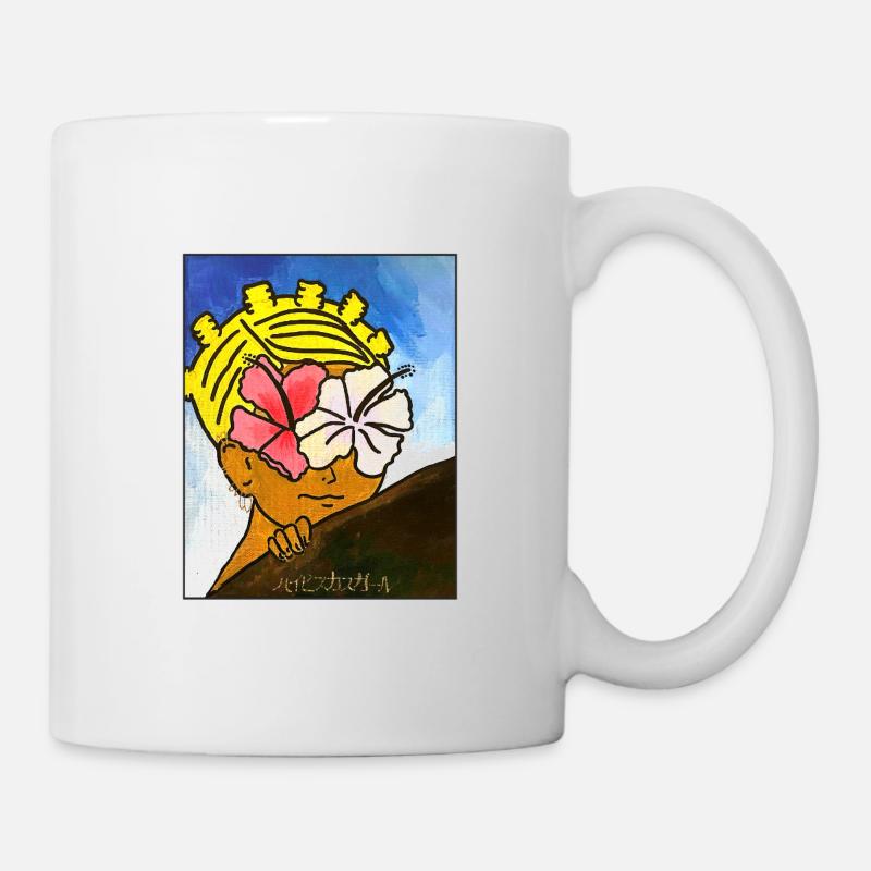 Hibiscus Girl / Accessoires - Mug blanc - blanc