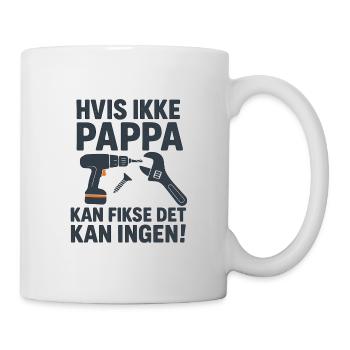 Humorous Dad T-Shirt with Tools Pattern - Mug - white - Right