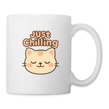 Just Chilling Cat Illustration - Mug - white - Right
