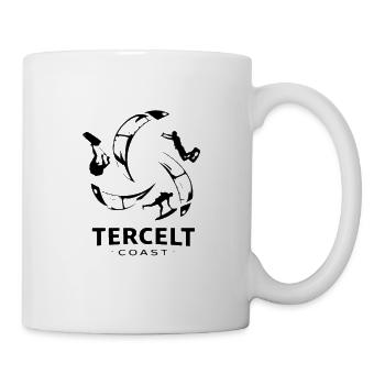 TERCELT Coast élégance marine et celte - Mug blanc - blanc - Droite