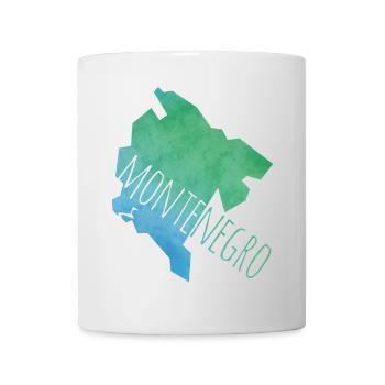 montenegro - Tasse - Weiß - Vorne