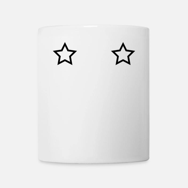 star - Mug - white