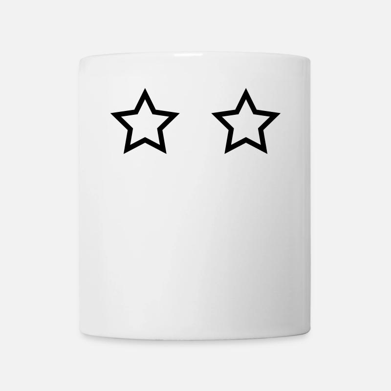 star - Mug - white