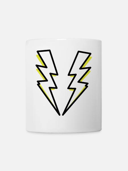 Foudre, flash, flash, - Mug blanc - blanc