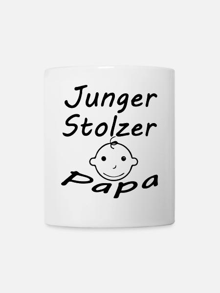 Geschenk Papa Geburt Vater Vatertag - Tasse - Weiß