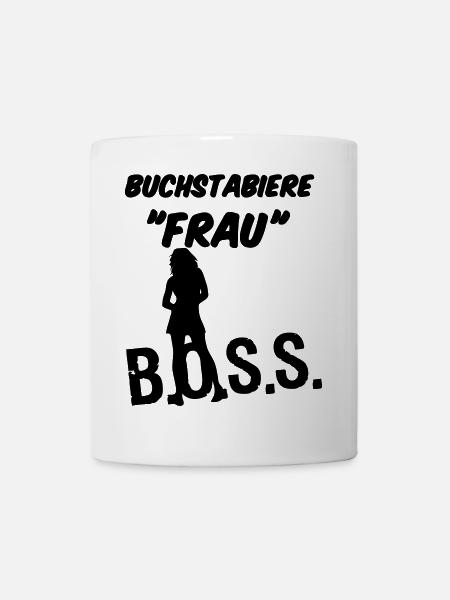 Frau Spruch Geschenk - Tasse - Weiß