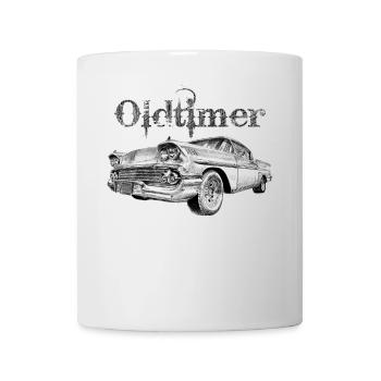 Oldtimer - Mug blanc - blanc - Devant