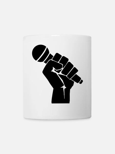 Fight for Music Freedom Rap - Tasse - Weiß