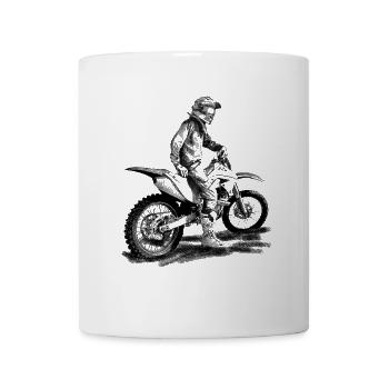 Biker - Mug - white - Front