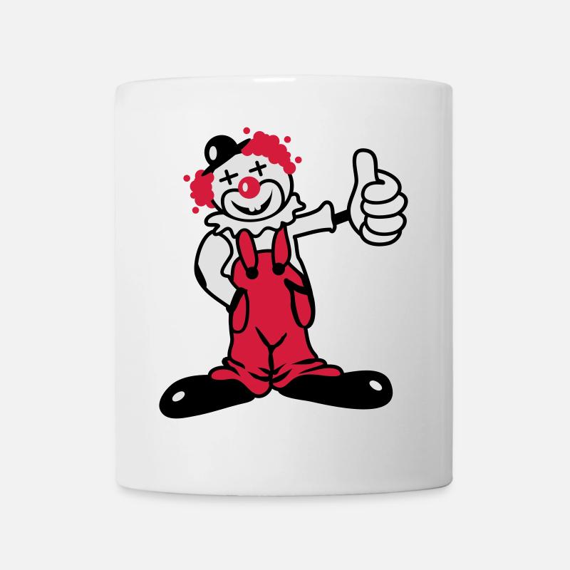 Ein lustiger Clown - Tasse - Weiß