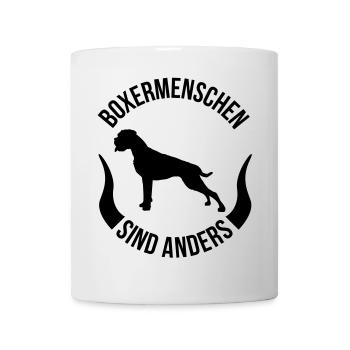 Boxermenschen sind anders - Tasse - Weiß - Vorne