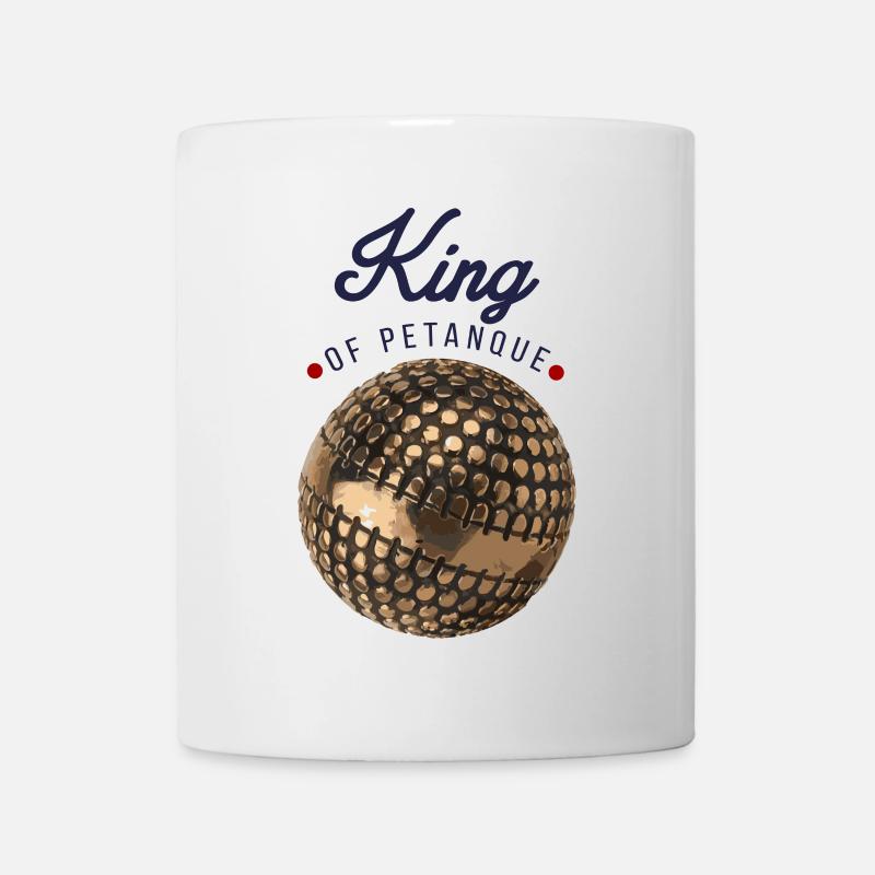 König des Boules - Tasse - Weiß