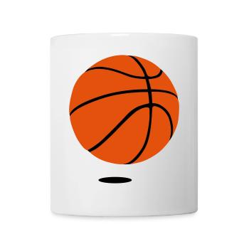 Basketball - Deluxe Edition - 2c 2 Schatten - Tasse - Weiß - Vorne