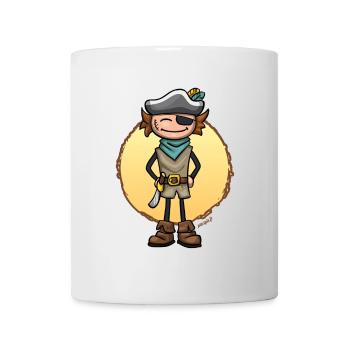 Tim le pirate - Mug blanc - blanc - Devant