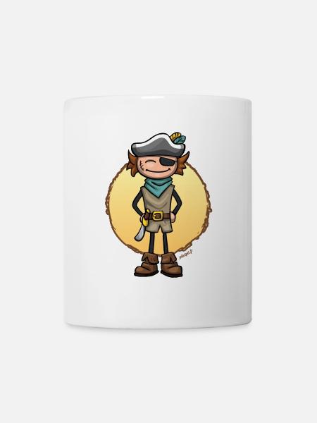 Tim le pirate - Mug blanc - blanc
