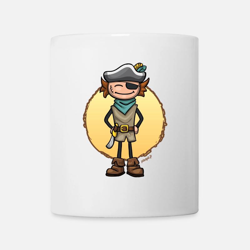 Tim le pirate - Mug blanc - blanc